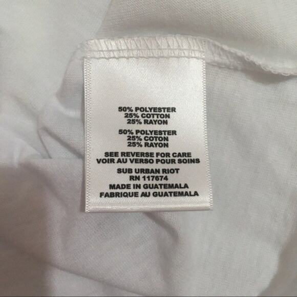 NWT Sub_Urban Riot Believe in Love Tee - White - XS - Picture 9 of 10